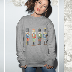 Womens Nutcracker Toy Soldiers Sweatshirt - Wear and Wander