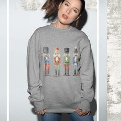 Womens Nutcracker Toy Soldiers Sweatshirt - Wear and Wander