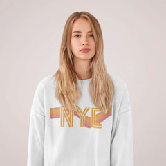 Womens NYC Retro 70's Crewneck Sweatshirt - Wear and Wander