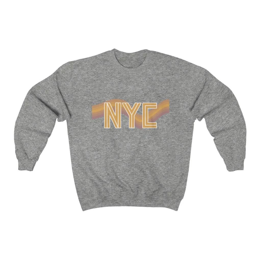 Womens NYC Retro 70's Crewneck Sweatshirt - Wear and Wander