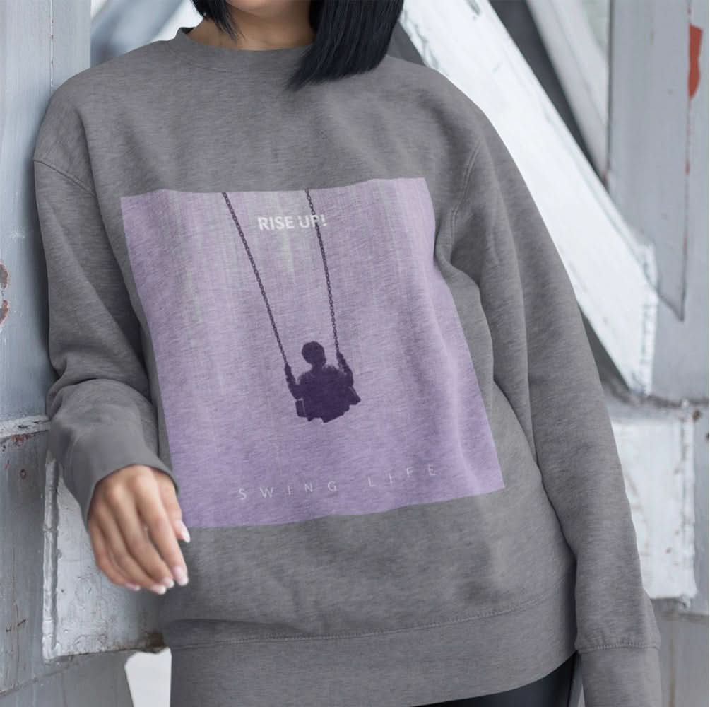 Womens Purple Logo Sweatshirt - Wear and Wander