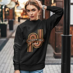 Womens Retro 70's Crewneck Sweatshirt - Wear and Wander