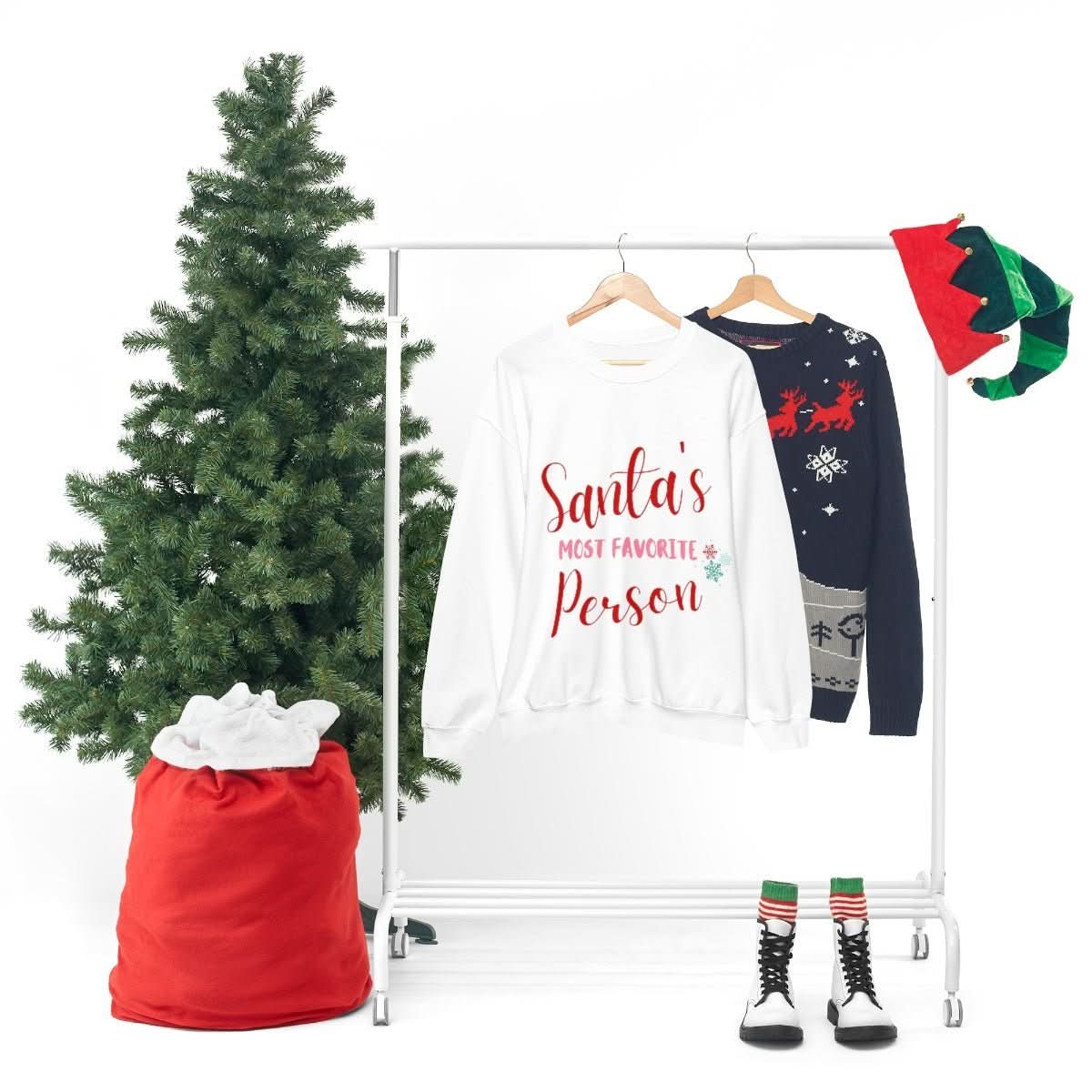 Womens Santa's Favorite Sweatshirt - Wear and Wander
