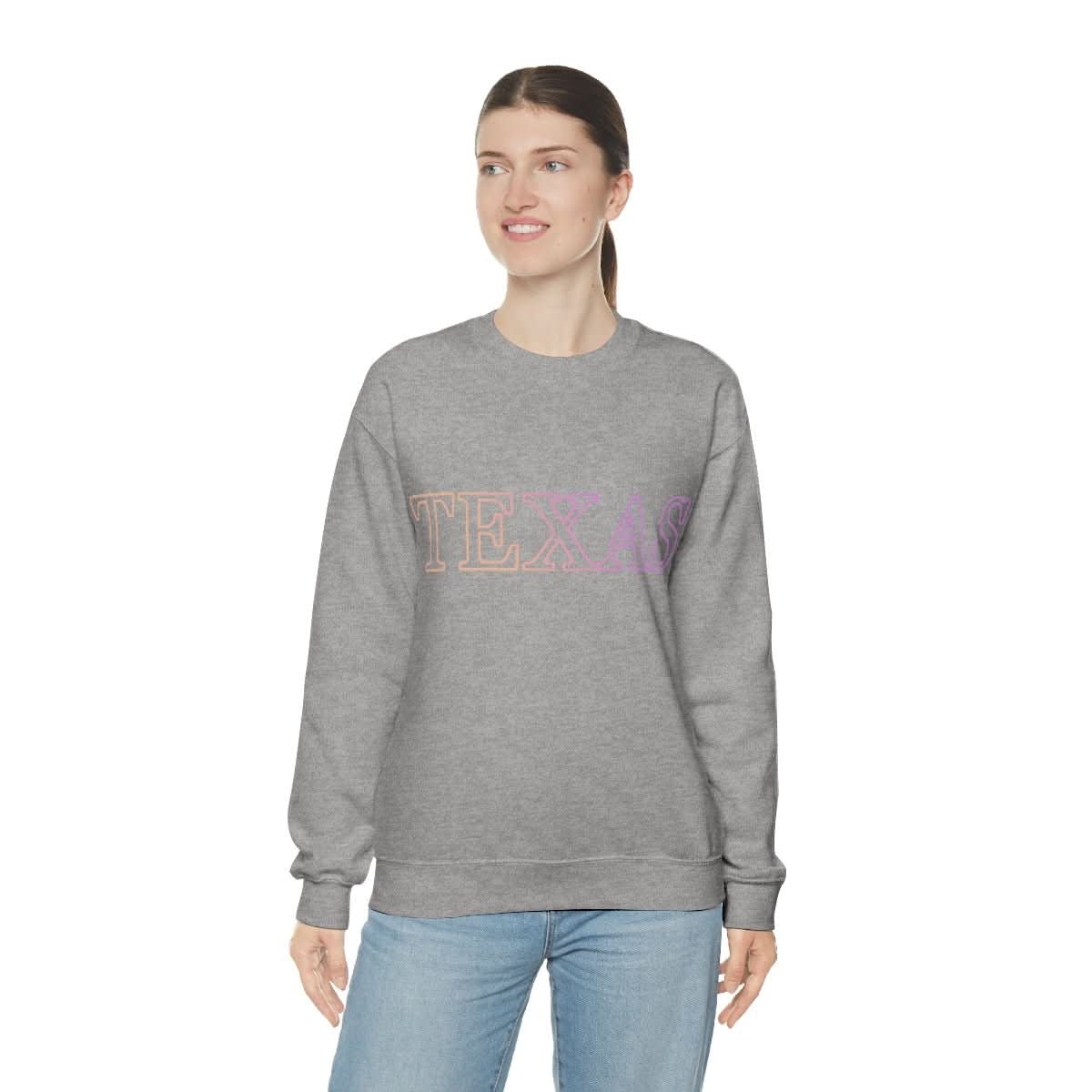 Womens Texas Gradient Crewneck Sweatshirt - Wear and Wander