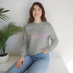 Womens Texas Gradient Crewneck Sweatshirt - Wear and Wander