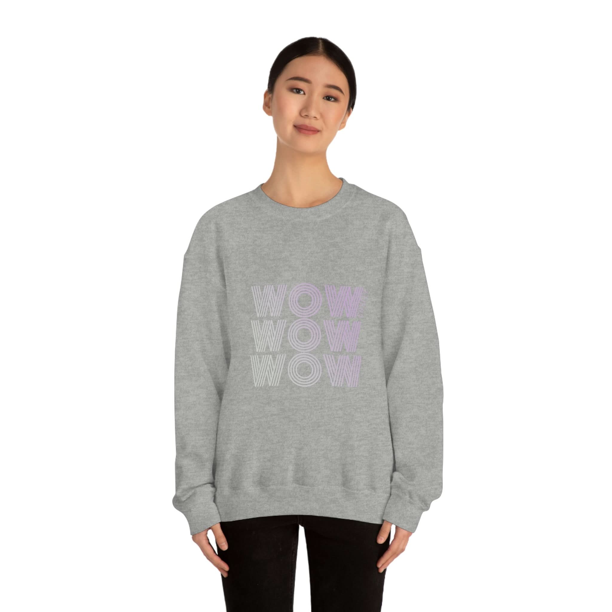 Womens Wow Logo Sweatshirt - Wear and Wander