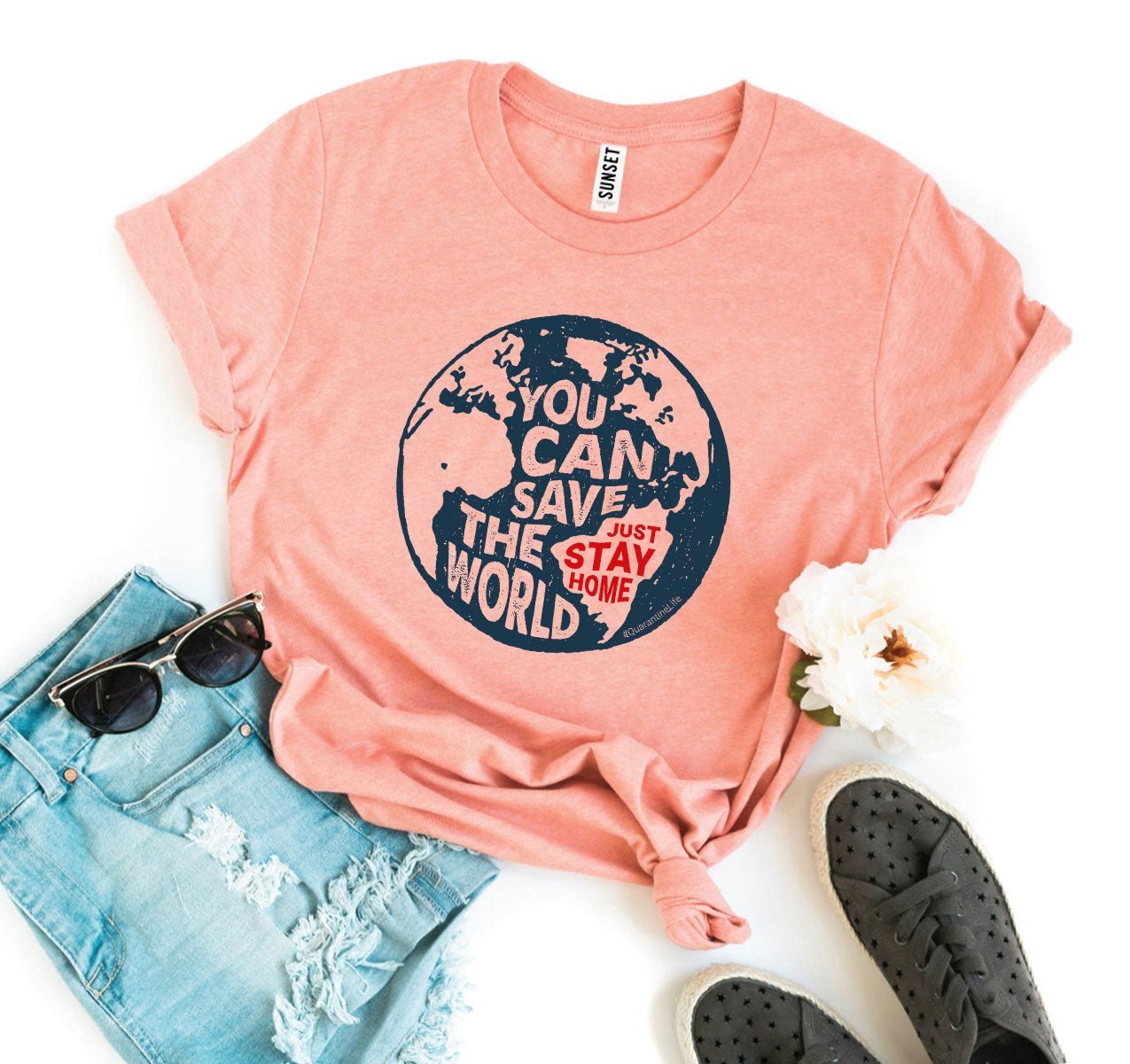 You Can Save The World T-shirt - Wear and Wander