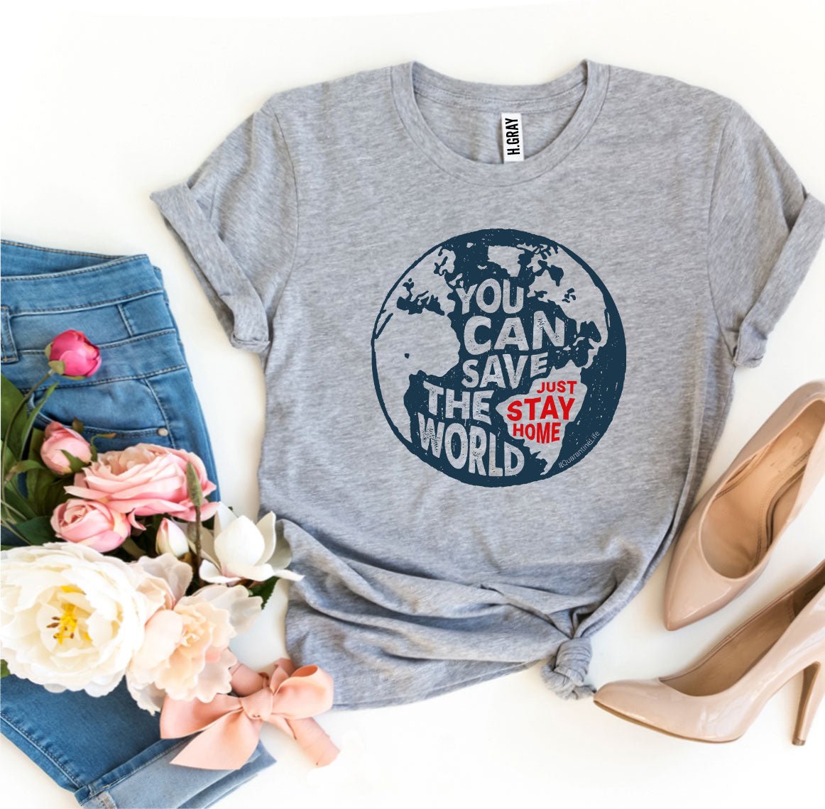 You Can Save The World T-shirt - Wear and Wander