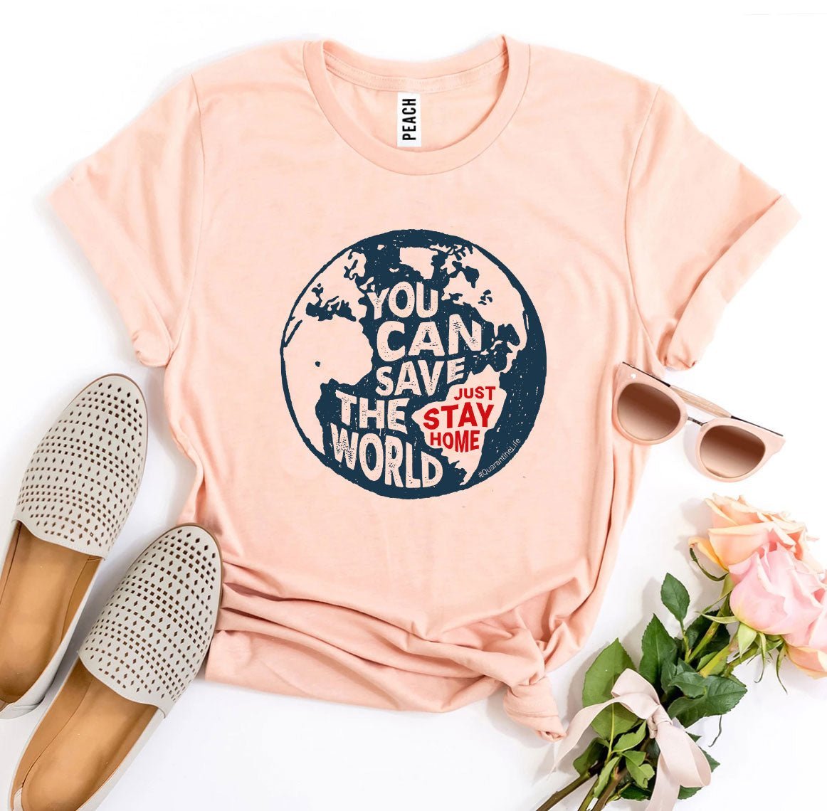 You Can Save The World T-shirt - Wear and Wander