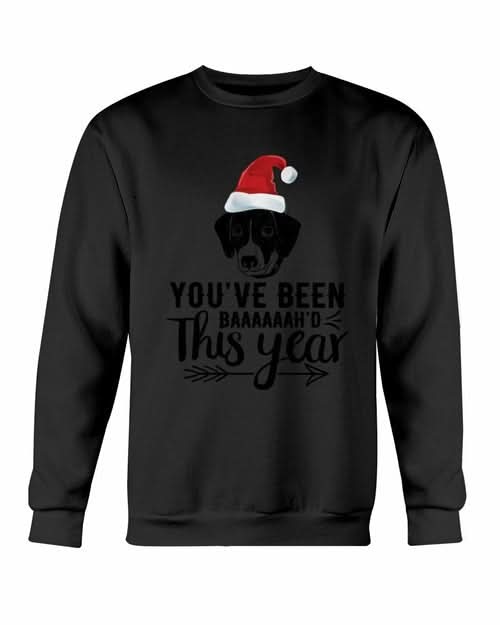 You've Been Baaah'd This Year Christmas Sweatshirt - Wear and Wander