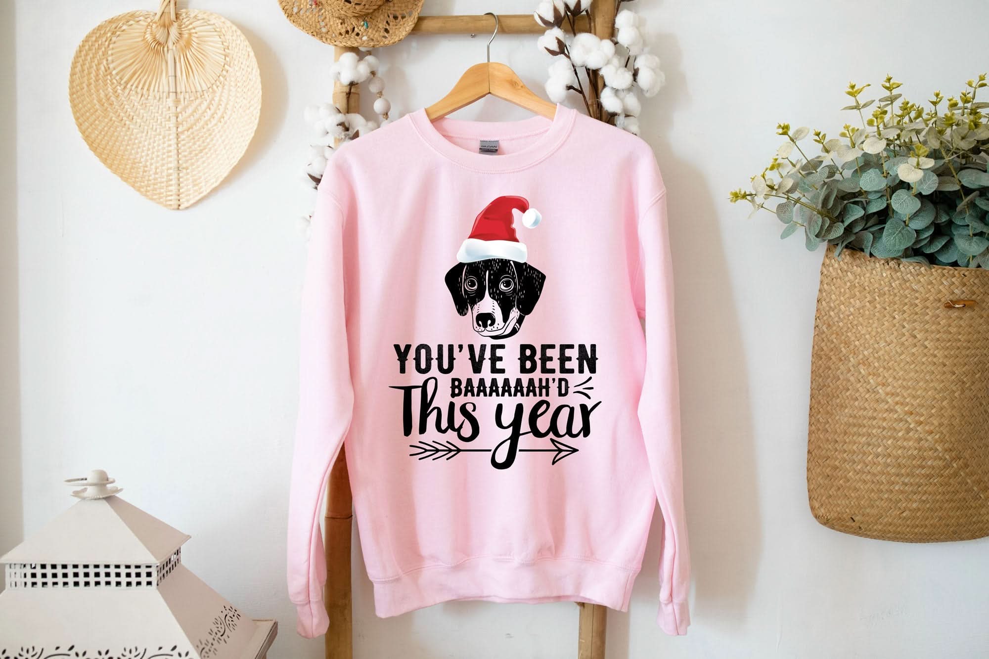 You've Been Baaah'd This Year Christmas Sweatshirt - Wear and Wander